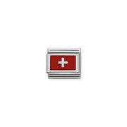 Nomination Classic FLAGS Silver Switzerland Charm